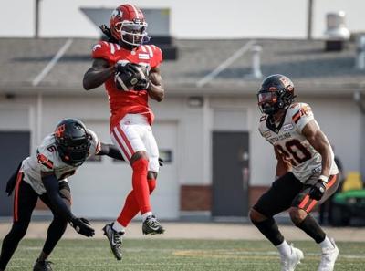 Receiver Marken Michel earns Stampeders' Herm Harrison Memorial Award