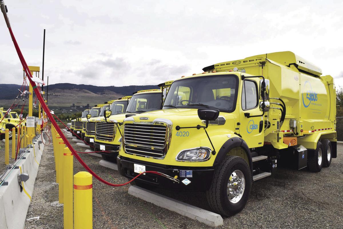 Central Okanagan’s new garbage contractor introduces compressed natural gas trucks News