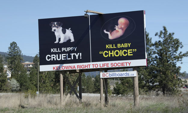 Anti-abortion billboard can stay | News | kelownadailycourier.ca