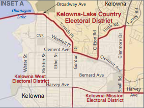 Does this Kelowna election map make sense? | News | kelownadailycourier.ca
