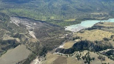 Over-top move of water at B.C. landslide site expected within hours, says government