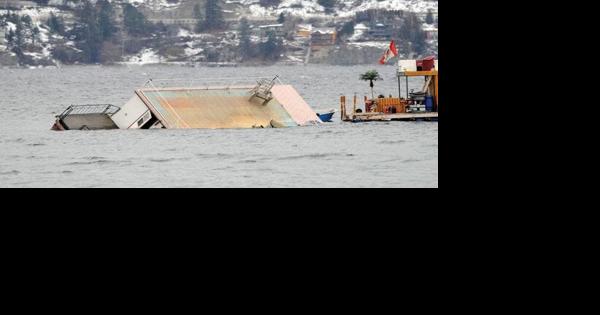 Sunken vessels dredged up from Okanagan Lake - Vimarsana News