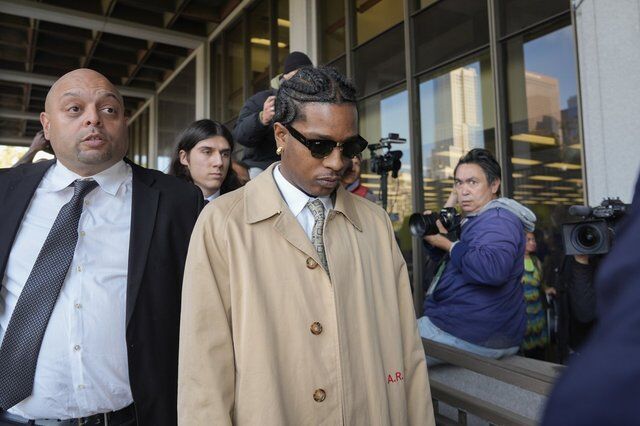 A$AP Rocky trial begins closing arguments and Rihanna comes to court with their toddler sons