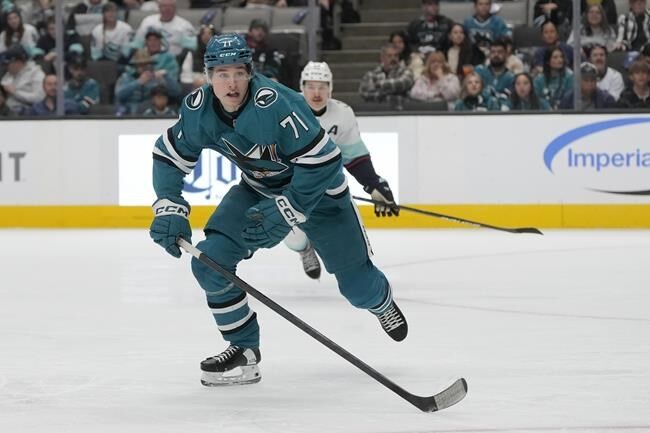 San Jose Sharks Forward Macklin Celebrini Named NHL Rookie Of The Month ...