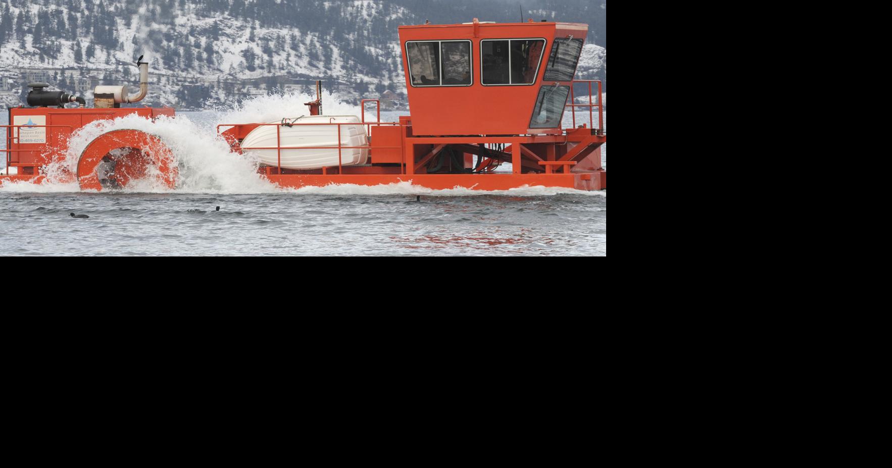 Weed-whackers to get fish-eye view of slimy targets