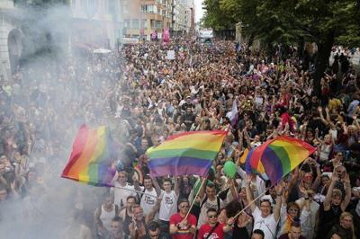 Berlin celebrates Pride parade with techno beats and rainbow flags
