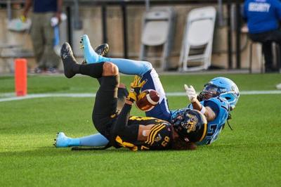 Veteran Bo Levi Mitchell throws five TD strikes to lead Ticats past Argos 51-38