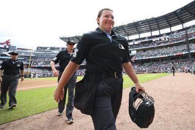 Pawol breaks gender barrier, earns good reviews for her work behind the plate on historic weekend