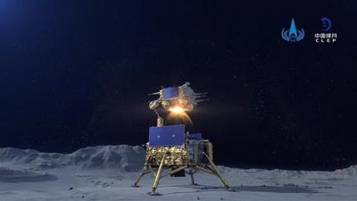 Chinese capsule with moon rocks begins return to Earth
