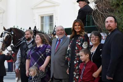 Melania Trump receives official White House Christmas tree