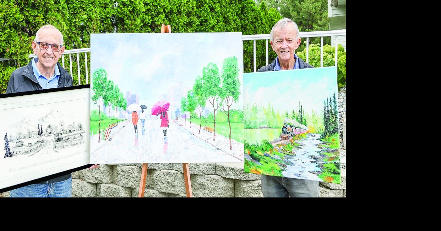 Artist does it all for charity.  Dale Dirks’ art will be on display this weekend at Art Walk in Lake Country