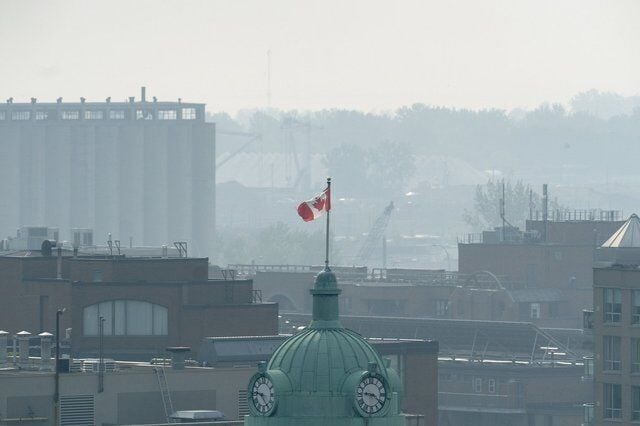 Air quality alerts issued for much of Central Canada, Manitoba amid wildfire smoke