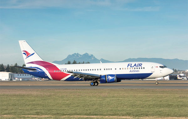 flair airlines carry on