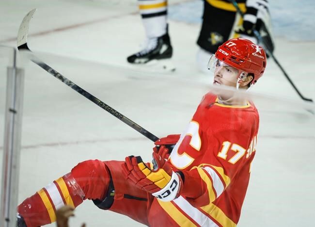 Sharangovich Shines As Flames Rally To Burn Penguins 4-3 | National ...