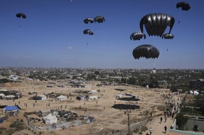 Canadian aid pallets part of Gaza airdrop after Israel loosens restrictions