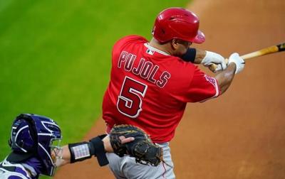 Pujols hits 660th career homer, ties Mays for 5th place