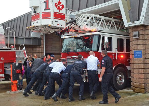 Vernon Fire Rescue celebrates new trucks | News - The Daily Courier