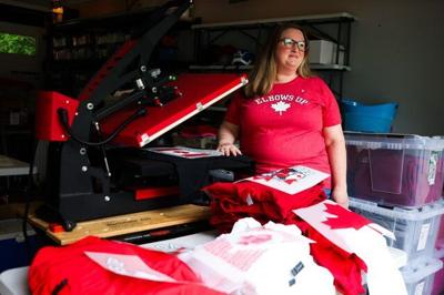 Interest in ‘elbows up’ merchandise waning ahead of Canada Day, businesses say