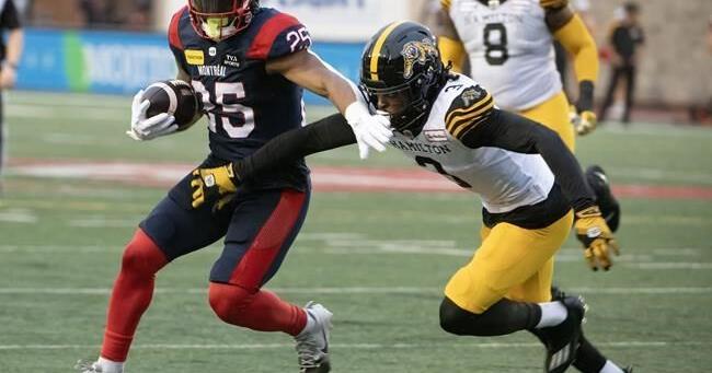 Alouettes jump out to early 15-0 lead, tame Tiger-Cats 33-23 | National  Sports | kelownadailycourier.ca