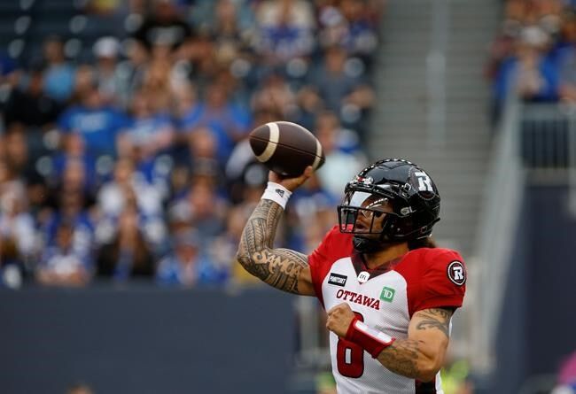 Hamilton Tiger-Cats deal veteran quarterback Dane Evans to B.C.