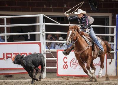 Rodeo winners' circle filled with Albertans at Stampede