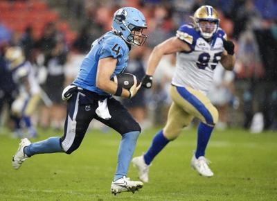 Blue Bombers tweak offence, defence for rematch with Argonauts