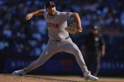 Devers' intentional walk from Cole with no runners one on sparks Red Sox over Yankees 7-1