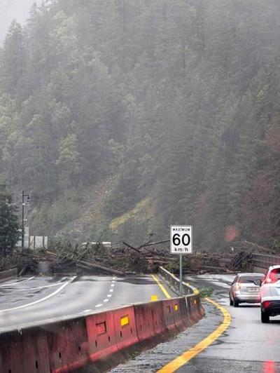 Authorities search for person missing after B.C. mudslide washed away home
