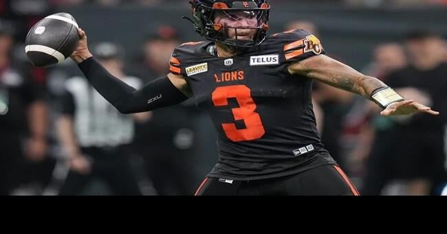 B.C. Lions quarterback Vernon Adams Jr. named CFL’s top offensive player for June