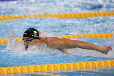 McIntosh advances into 200 butterfly final; Kharun misses podium at swimming worlds