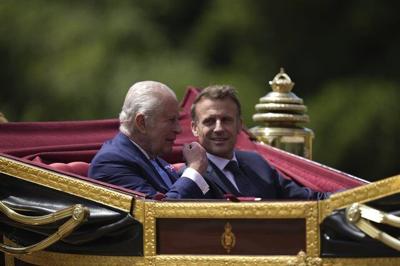 UK royals welcome Macron for state visit with migration and Ukraine high on the agenda