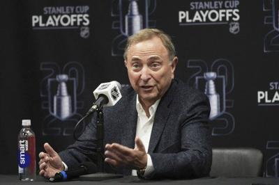 NHL Commissioner Gary Bettman says league encouraged by status of CBA talks with players
