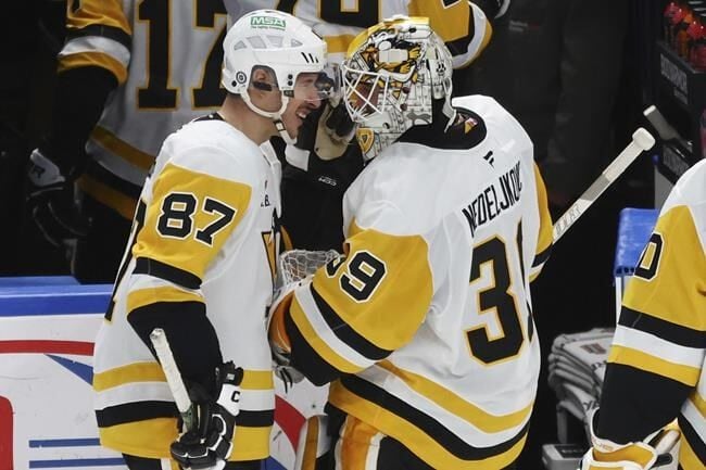 Nedeljkovic makes history as Penguins beat Sabres 5-2