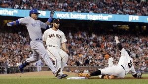 San Francisco Giants' Madison Bumgarner and Royals' James Shields face off  in World Series opener