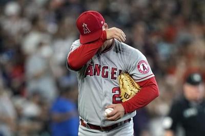 Maldonado hits 2 of 5 Houston homers in 9-1 win over Angels
