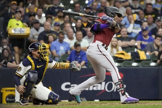 Carlos Santana blasts 2 HRs as Brewers rally past Nationals