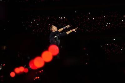 Coldplay's jumbotron captures - what exactly? The internet has its theories