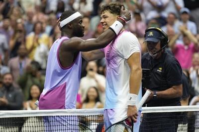 Frances Tiafoe tops Ben Shelton in an all-American US Open rematch and now will face Popyrin