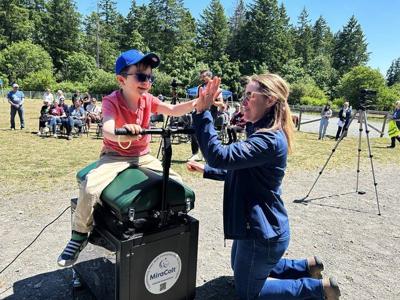 Innovative horse simulator helps riders with disabilities get in the saddle