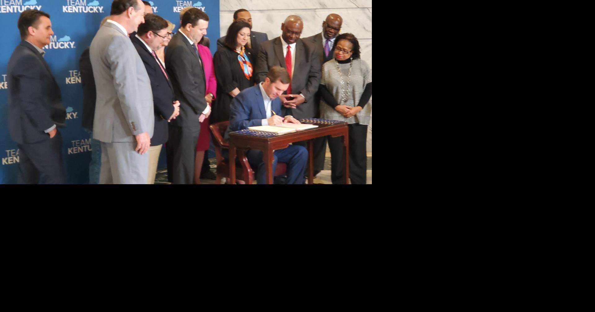 Beshear quickly signs medical marijuana, sports wagering bills into law