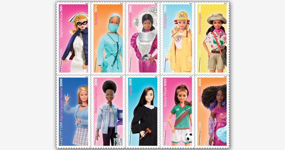 USPS releasing Barbie stamps this summer