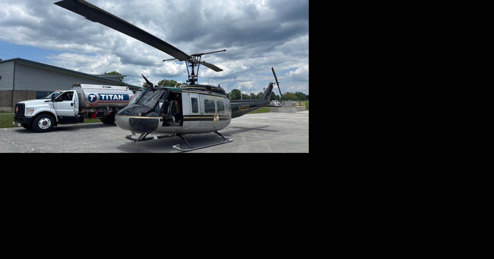 Man arrested for aiming laser at KSP helicopter