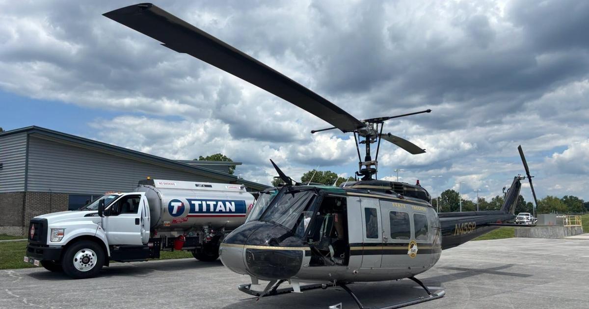 Man arrested for aiming laser at KSP helicopter