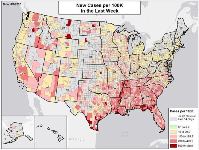 White House puts fewer Ky. counties in 'red zone,' more in 'yellow zone