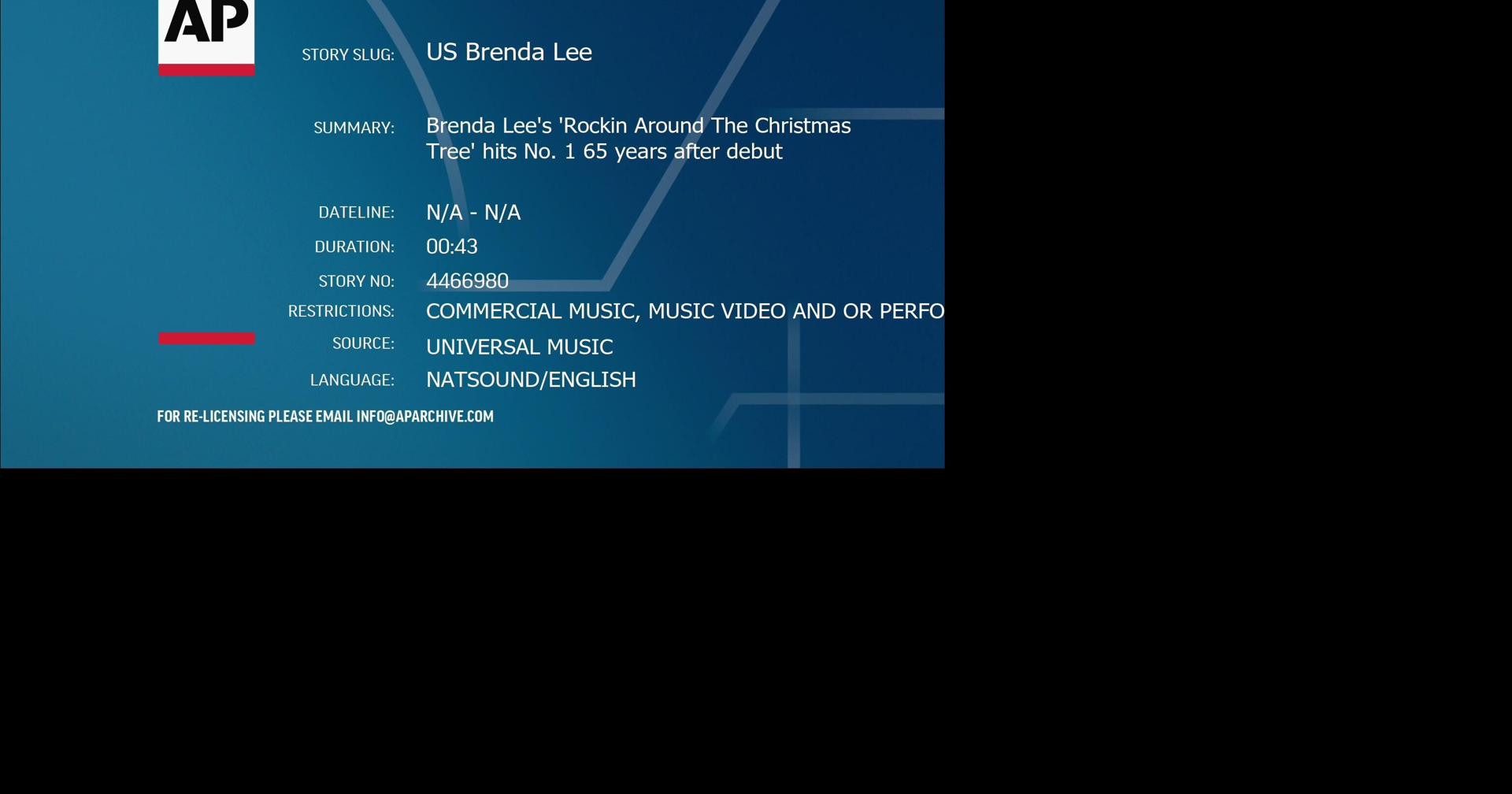 'Rockin Round the Christmas Tree' No. 1 65 years later Entertainment