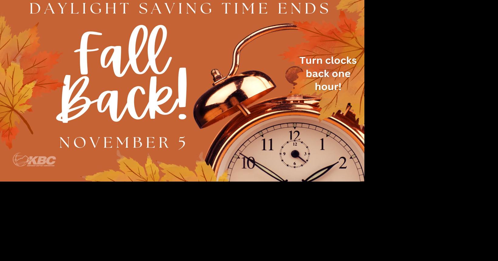 Daylight Saving Time ends News