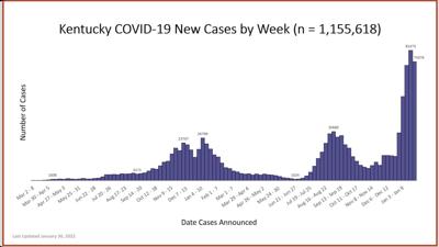 KY Covid cases 1-31-2022