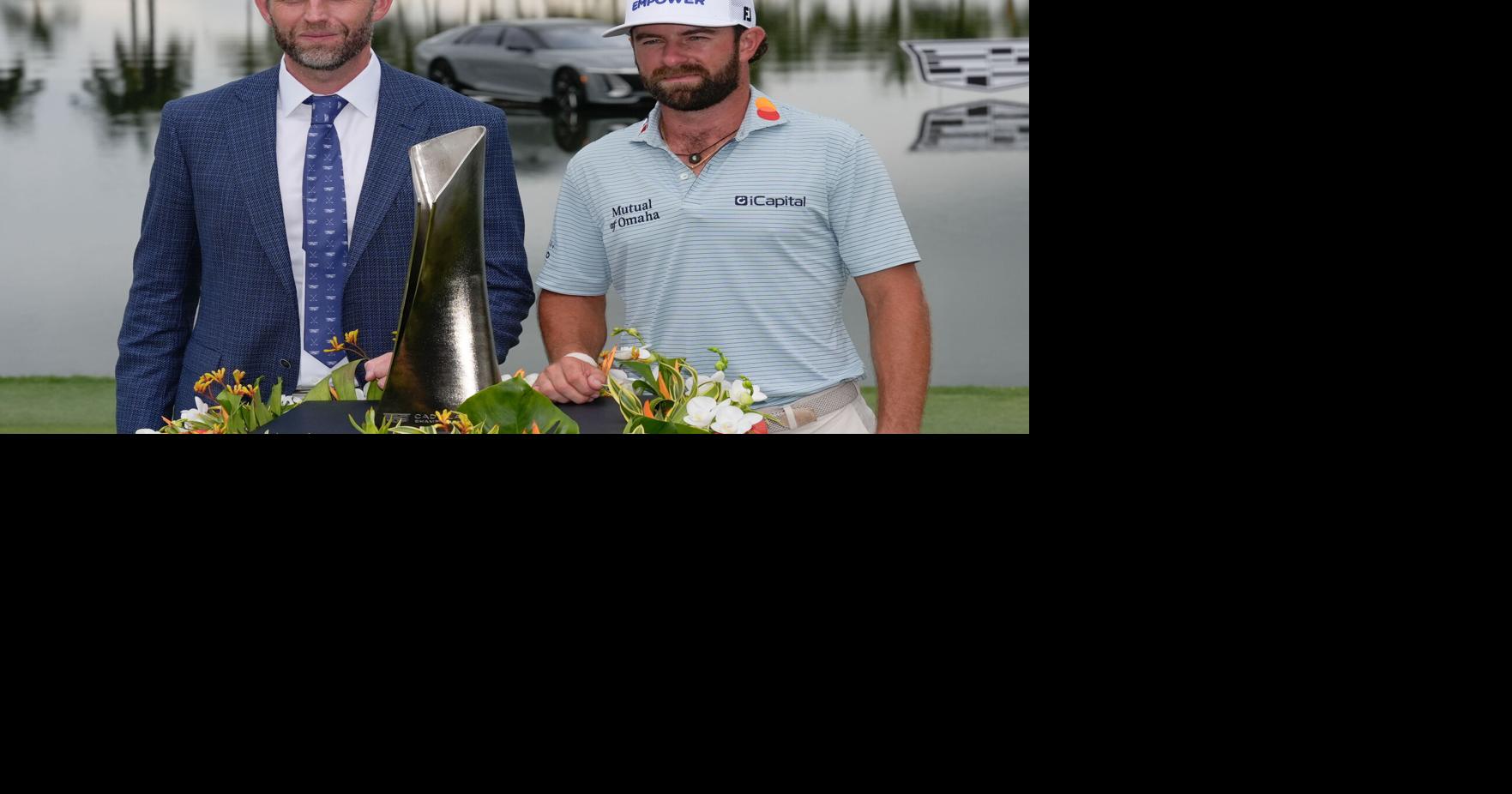 With Trump watching in Doral, Cameron Young finishes off wire-to-wire win at Cadillac Championship