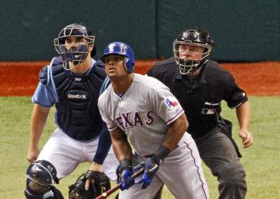 ALDS Rangers Rays Baseball