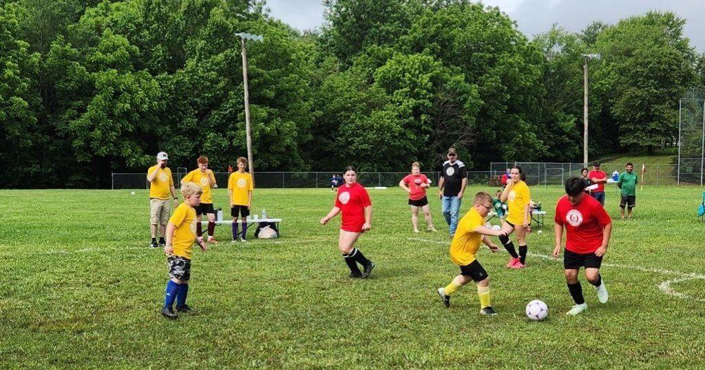 Youth soccer program at Barnesburg Baptist draws families to Christ